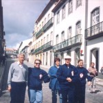 Na Ilha Terceira (Açores, em 2002), com Massolin de Fiori