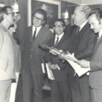 Com Thompson Flores, prefeito de Porto Alegre (1971)